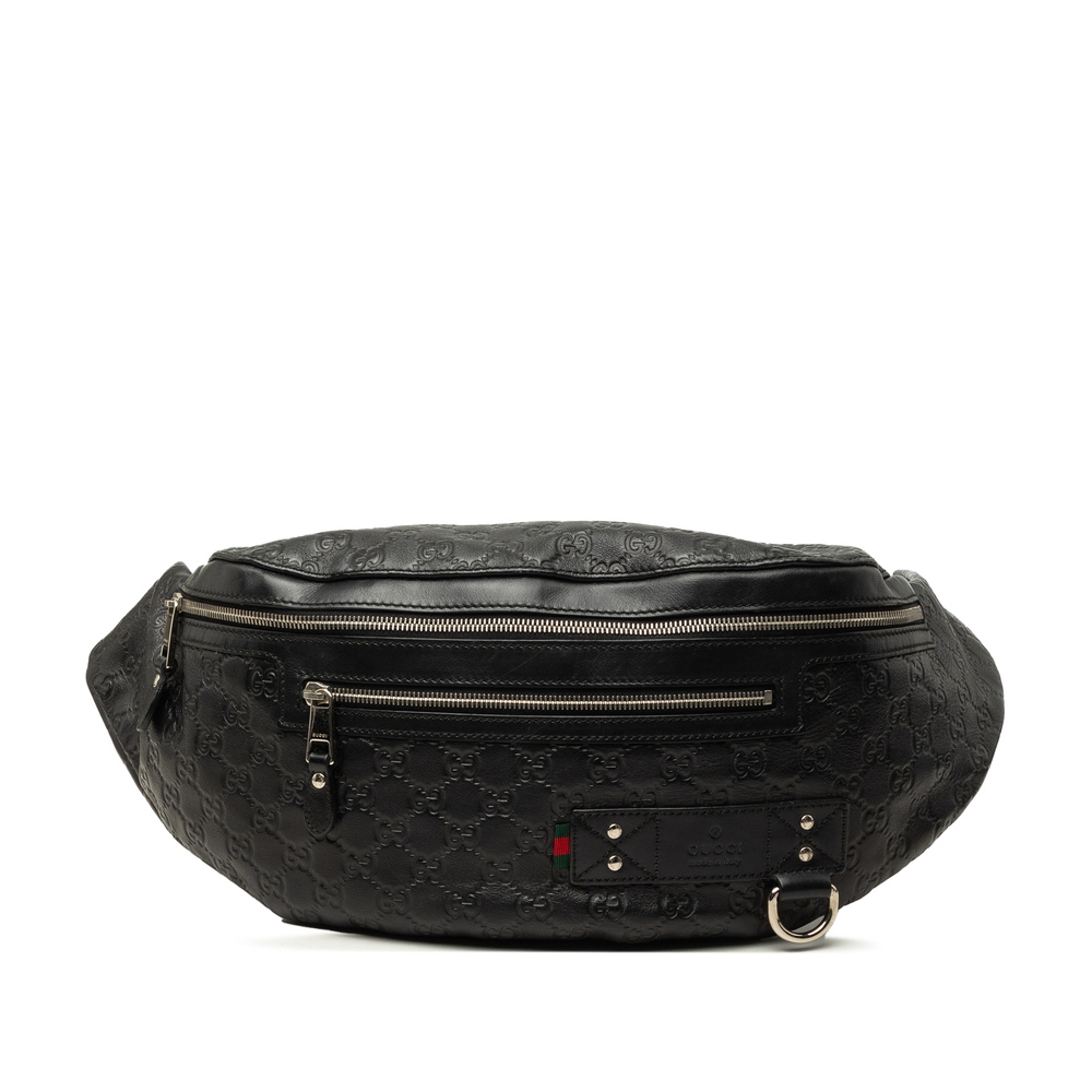 Pre-Loved Gucci Guccissima Web Belt Bag